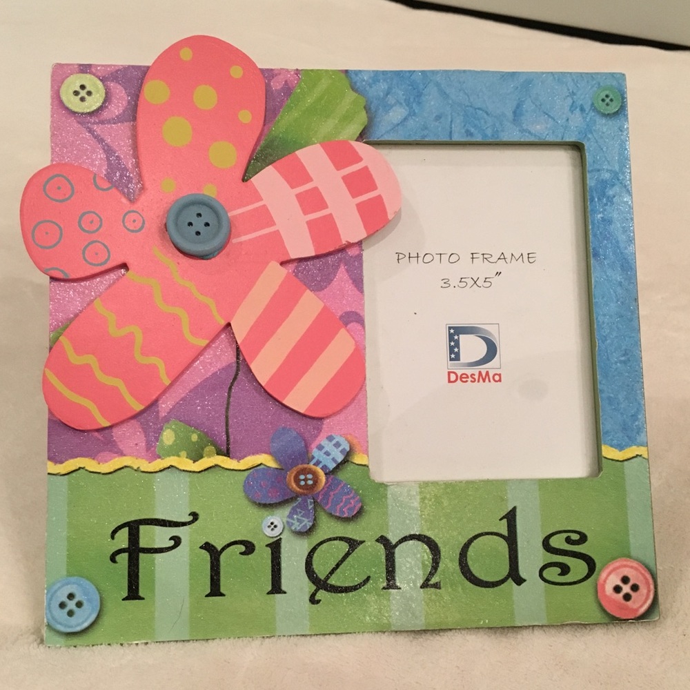 Cute "Friends" picture frame 3.5x5"